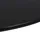 deluke Tischplatte rund Ø 70 cm Glas 8 mm dick Schwarz