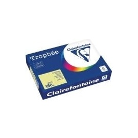 Clairefontaine Clairefontaine, Kopierpapier, Universal-Papier Troph‚e, A4, 160 g/qm, hellgelb