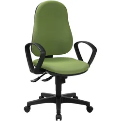 Topstar Stuhl »Support SY« - 60x80x38cm - grün - Polyester / Kunststoff / Holz