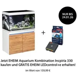 Eheim Aquarium-Kombination Incpiria 330 Alpin/Nature 330 l
