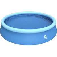 Avenli Pool blau Kunststoff, Uni, 7,820 L, rund 420x84x420