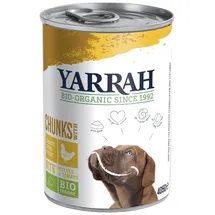 Yarrah Hund Chunks - Huhn bio 405g