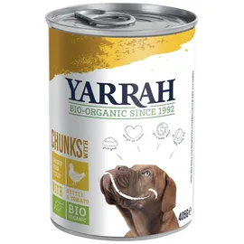 Yarrah Hund Chunks - Huhn bio 405g