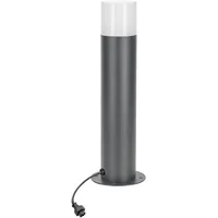 DIEBOLD Wegeleuchte LED 5 W 14x14x45,2 cm inkl. 15 cm PVC Kabel anthrazit