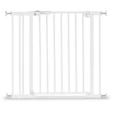 hauck Türschutzgitter inkl. Verlängerung Clear Step Autoclose 2 Set 9 cm - White
