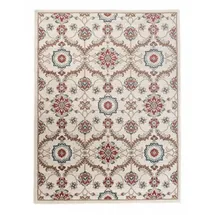 mazovia Orientalisch Teppich - Traditioneller Teppich für Wohnzimmer, Esszimmer - Orient Teppiche Ornament - ÖKO-TEX Wohnzimmerteppich Creme Beige Ivory - 60 x 100 cm