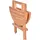Garden Pleasure Beistelltisch MITAN Ø 50 x 50 cm Braun/Beige