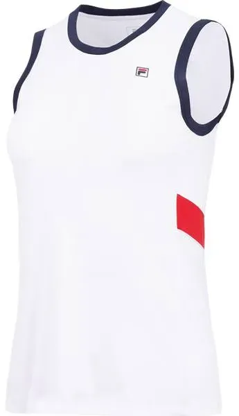 FILA Damen Top Top Lissy, white / navy comb., 44