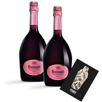 Ruinart Rose Brut 2er Set Champagner 2x 0,75L (12% Vol)- [Enthält Sulfite]