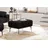 W.Schillig Polsterhocker run 75 x 46 x 60 cm Schwarz