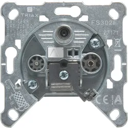 Triax FS 302 F - Ausgang - F-Stecker, IEC-Anschluss