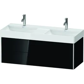 Duravit XSquare 118,4x46x39,7cm, 4 La, wandhängend, sw hgl