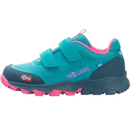 TROLLKIDS Preikestolen Wanderschuhe - Dark Turquoise / Light Magenta - EU 40