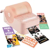 HP Sprocket Panorama Instant- Tragbarer Farbetiketten- und Fotodrucker (Rosa). Personalisieren Sie Drucke im Format 2 x 0,5 bis 9 auf Papier mit Selbstklebender Zinkrückseite