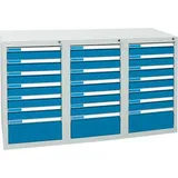 Schubladenschrank ESTA3 900x1500x500 7035/5012 7613278