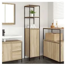 vidaXL Badschrank mit Regalen 35 x 145 x 35 cm Braun