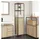 vidaXL Badschrank mit Regalen 35 x 145 x 35 cm Braun