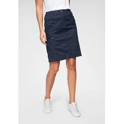 Cargorock ANISTON CASUAL Gr. 40, blau (marine) Damen Röcke mit figurfreundlichen Teilungsnähten