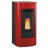 Extraflame 1286850 Pellet-Ofen 8kW Klaudia Plus 5.0 Bordeaux 5 Sterne