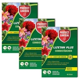 Protect Garden Lizetan Plus Combistäbchen Schädlingsfrei, 2in1 Schutz und Düngung, Sparpack 3 x 40 Stück Plus Zeckenzange mit Lupe