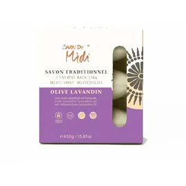 SAVON DU Midi Olivenseife mit Lavandinöl 3er