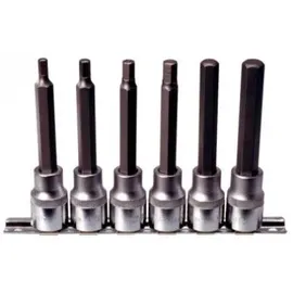 KS Tools 1/2" Bit-Stecknuss-Satz Torx, lang, 9-tlg., T20-T60
