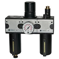 Riegler 100594-FRL 34 M-SR Wartungseinheit 3-tlg. »multifix« mit Metallbehälter,