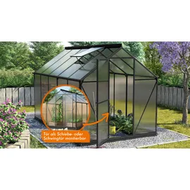 Vitavia Triton 7500 Alu anthrazit HKP 4 mm 7,5 m2 inkl. Stahlfundament