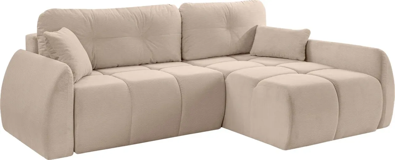 MID.YOU Eckschlafsofa SANCHO LONG - B/H/T ca. 255.00x107.00x155.00
