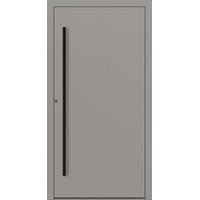 Aluminium  Haustür "VALERIA" 90 mm RC2 BLACKLINE Graualuminium RAL 9007 außen öffnend DIN rechts (Sicht von außen)