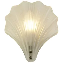 Licht-Erlebnisse Wandlampe GLYGLOS Dimmbar Silber Stahl Glas LE120954