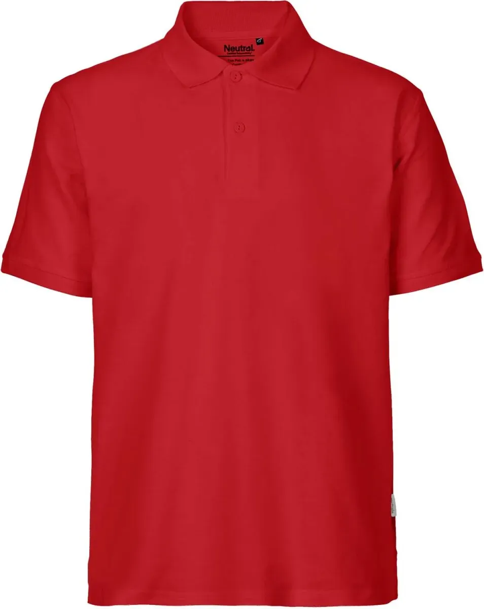 Neutral Herren Bio Piqué Polo O20080