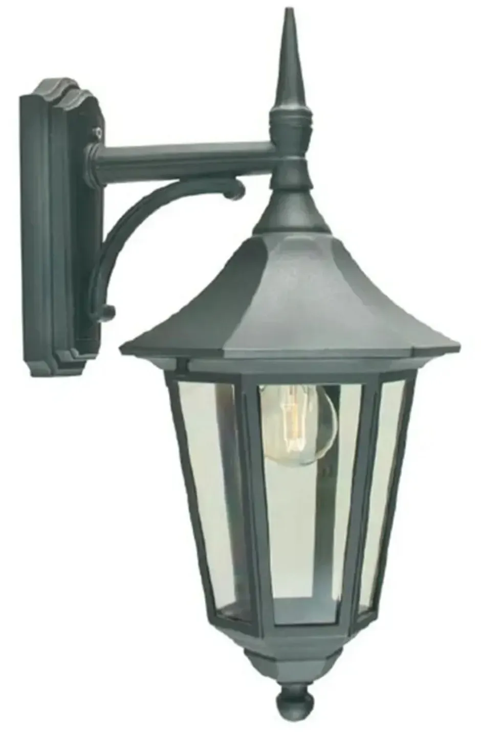 Außenleuchte Norlys, Schwarz, für Terrasse, Aluminium - 33 - 55