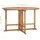 vidaXL Garten-Esstisch Klappbar Ø 110 x 75 cm Teak Braun