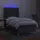 vidaXL Boxspringbett 100 x 200 cm Dunkelgrau