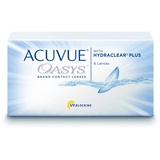 Acuvue OASYS for Astigmatism Kontaktlinsen – 2-Wochen-Linsen für Tag und Nacht mit 4 dpt, Cyl -1,75, Ach 10 und BC 8.6 – UV Schutz, Austrocknungsschutz und Komfortables Tragegefühl – 6 Linsen