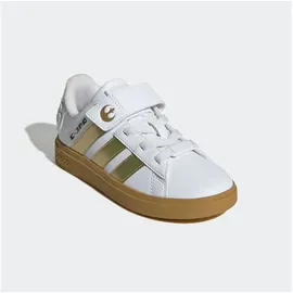 adidas Grand Court 2.0 Cloud White/Gold Metallic/Preloved Bronze 34