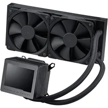 Asus ROG Ryujin III 240 All-in-One Flüssig CPU-Kühler (3,5 Zoll LCD, Asetek-Pumpe der 8. Generation, 2x Noctua 2000 PWM 120mm-Radiatorlüfter, schwarz)