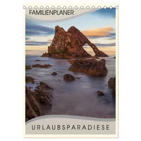 Calvendo Urlaubsparadiese - Familienplaner (Tischkalender 2026 DIN A5 hoch),