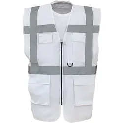 YOKO Multi-Functional Executive Waistcoat - white - XL