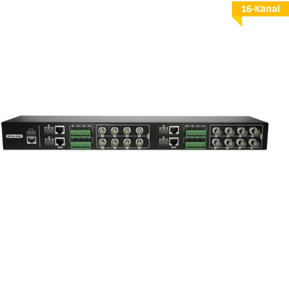 SAFIRE 4in1 Twisted-Pair-Transceiver 16-Kanal