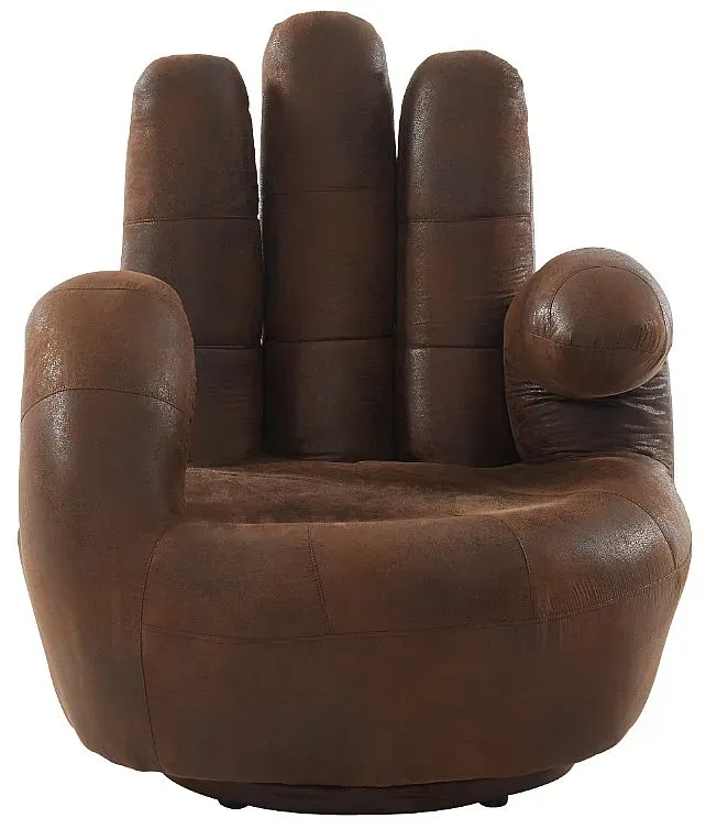 Fingersessel drehbar - Microfaser - Vintage Look - CATCHY