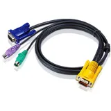 ATEN KVM-Kabel 3 m Schwarz