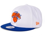 New Era - NBA New York Knicks White Crown Team 9Fifty Snapback Cap Farbe Weiß, Größe M-L - M-L