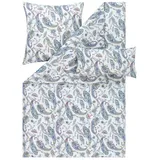 Estella Bettwäsche Mako Satin Dariana 135x200+Kissen 80x80 40x80 Paisley multicolor, Baumwolle, 3 teilig, mako satin bettwäsche 135x200 sale warm baumwolle bettwäsche 135x200 bunt