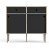 VCM Penny 99 x 41 x 89 cm Schwarz