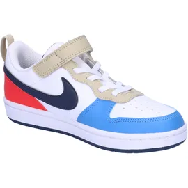 Nike Court Borough Low Recraft Kids White/Thunder Blue/Light Crimson 28