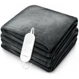 sinnlein Heizdecke mit Abschaltautomatik 130 x 180 cm Grau