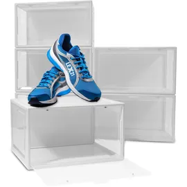 Lex21 BITUXX LEX21 Schuhbox 6-tlg. weiß