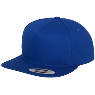 Flexfit Classic 5 Panel Snapback Cap royal, one Size